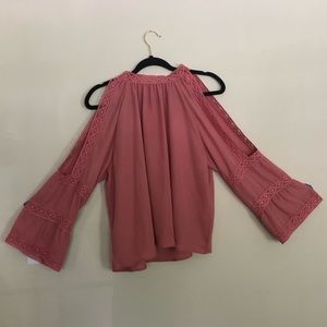 Rue 21 pink long sleeve top